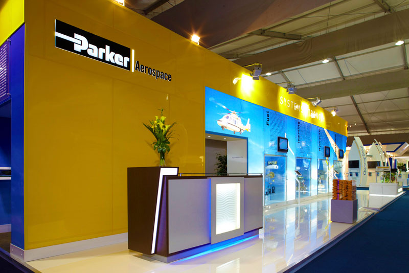 Parker aerospace exhibition stand